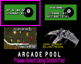 Arcade Pool screenshot 3 for Amiga CD32